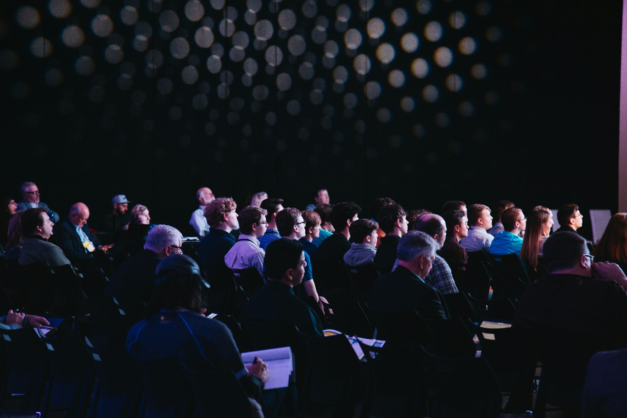 Audience at an industry conference